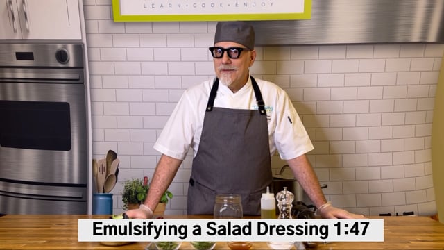 Emulsifying a Salad Dressing