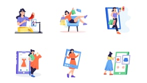 Animated Sale and Marketing, a Person Illustration by Prosymbols (Thumbnail 11 of 11)