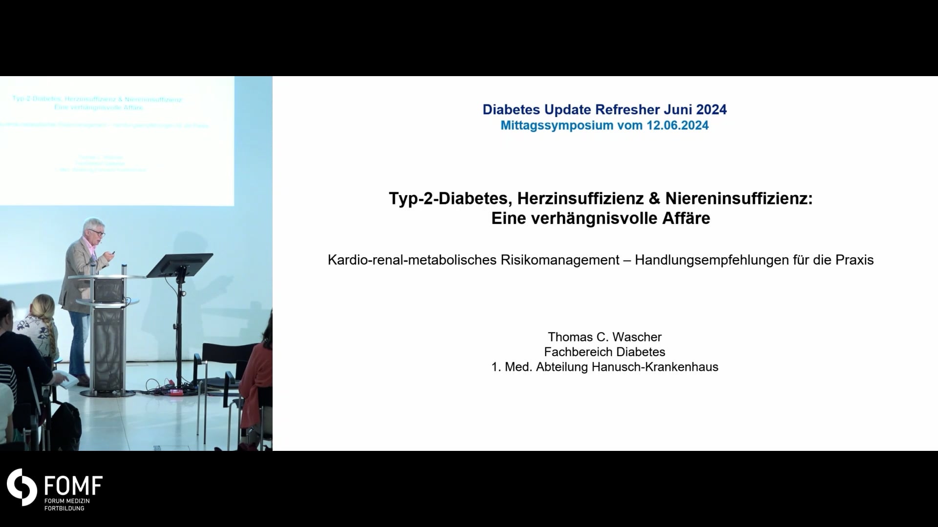 Typ-2-Diabetes, Herzinsuffizienz & Niereninsuffizienz - eine verhängnisvolle Affäre / Kardio-renal-metabolisches Risikomanagement – Handlungsempfehlungen für die Praxis