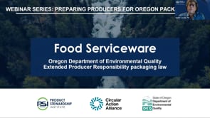 Oregon Packaging EPR: Food Serviceware