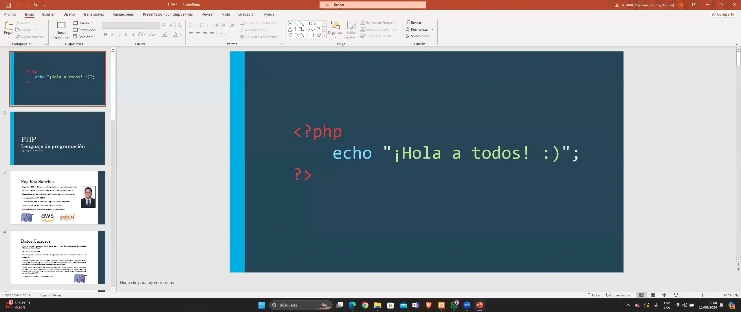 PHP - CLASE 01