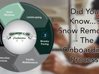 Snow Removal – The Onboarding Process