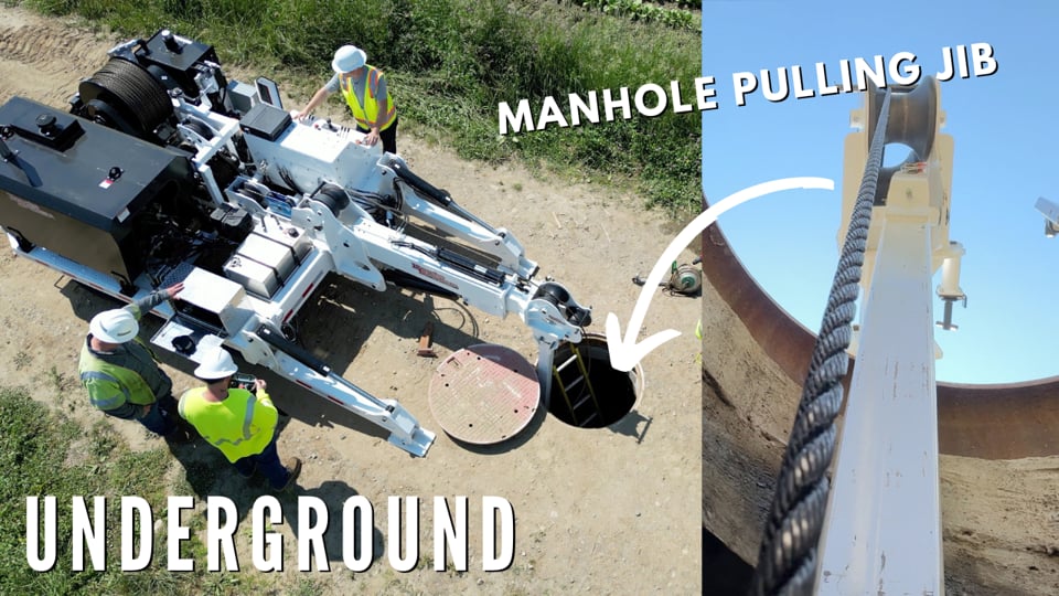 Underground Pulling Manhole Jib