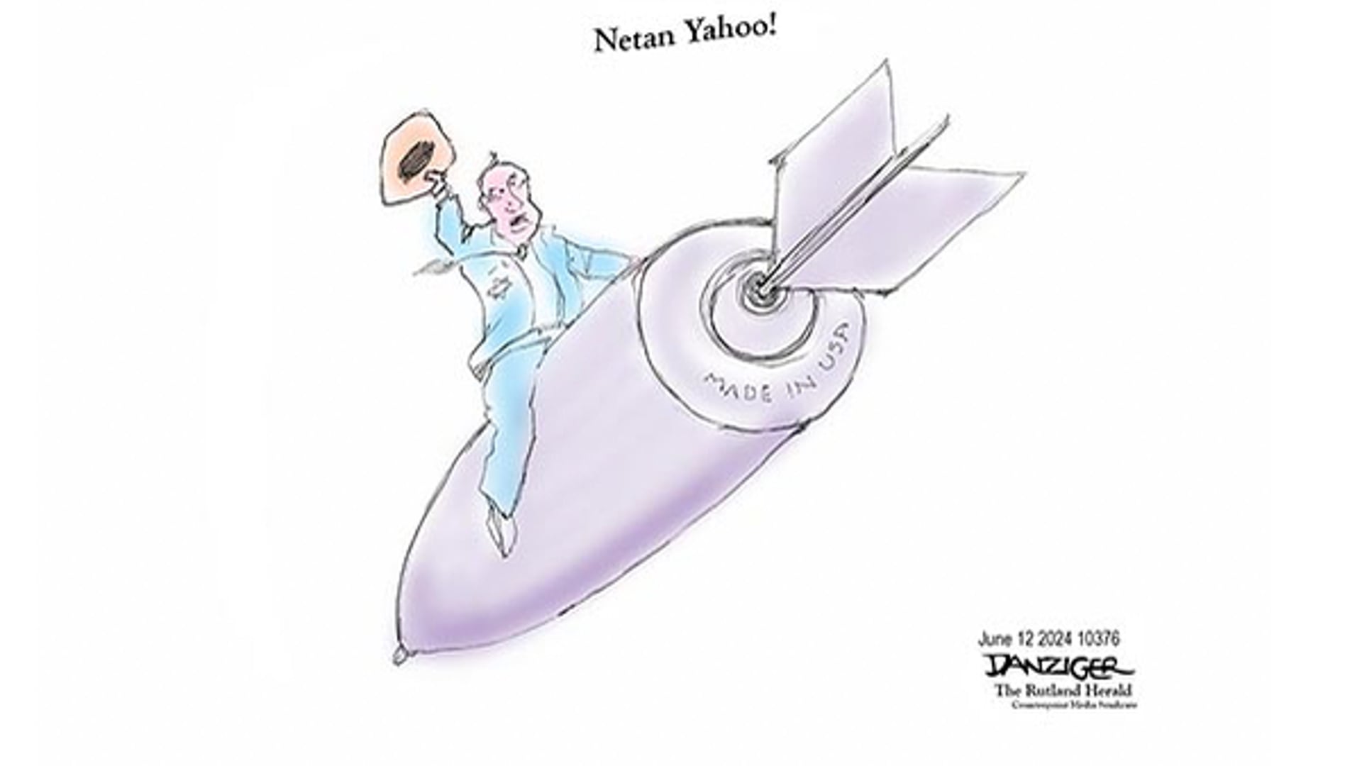 Danziger Live-Cartoon: Yahoo