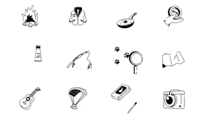 Animated Travel and Adventure Icons, a Solid Icon by Prosymbols (Thumbnail 7 of 7)