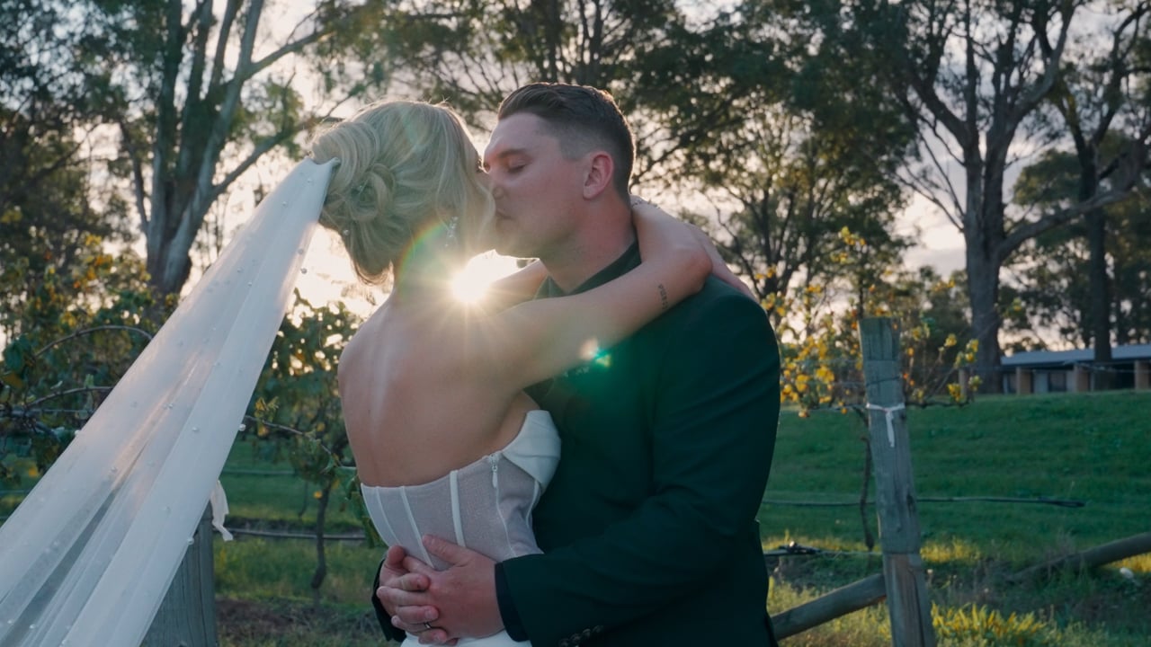 The Logans on their wedding day — documentary wedding film by Alegre Weddings