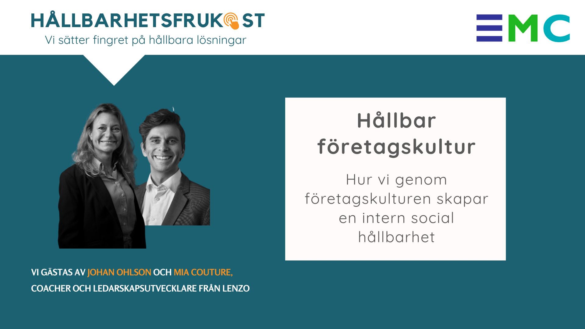 Hållbarhetsfrukost - Hur vi genom företagskulturen skapar en intern social hållbarhet