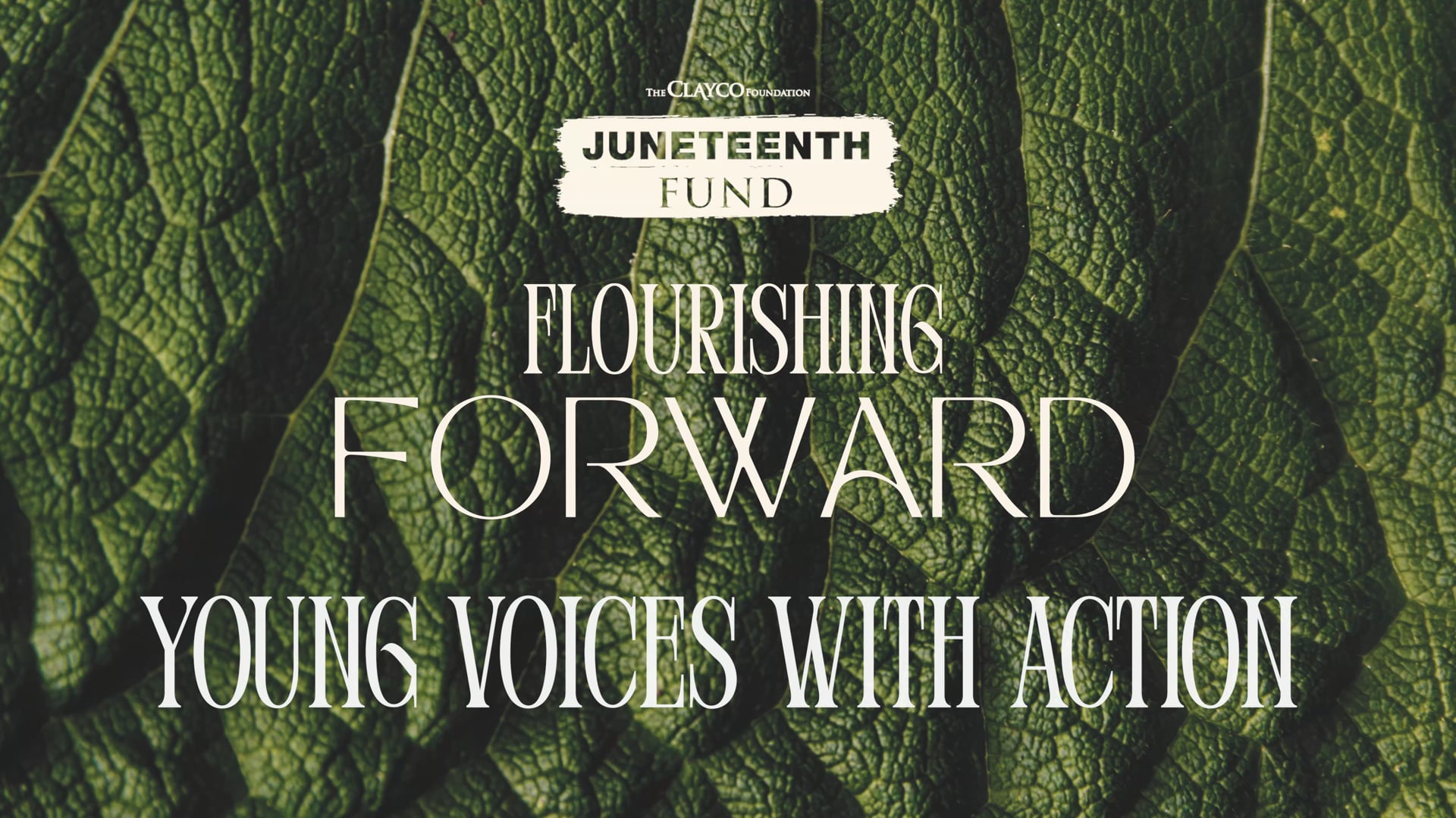 CLAYCO JUNETEENTH HONOREE: YOUNG VOICES WITH ACTION