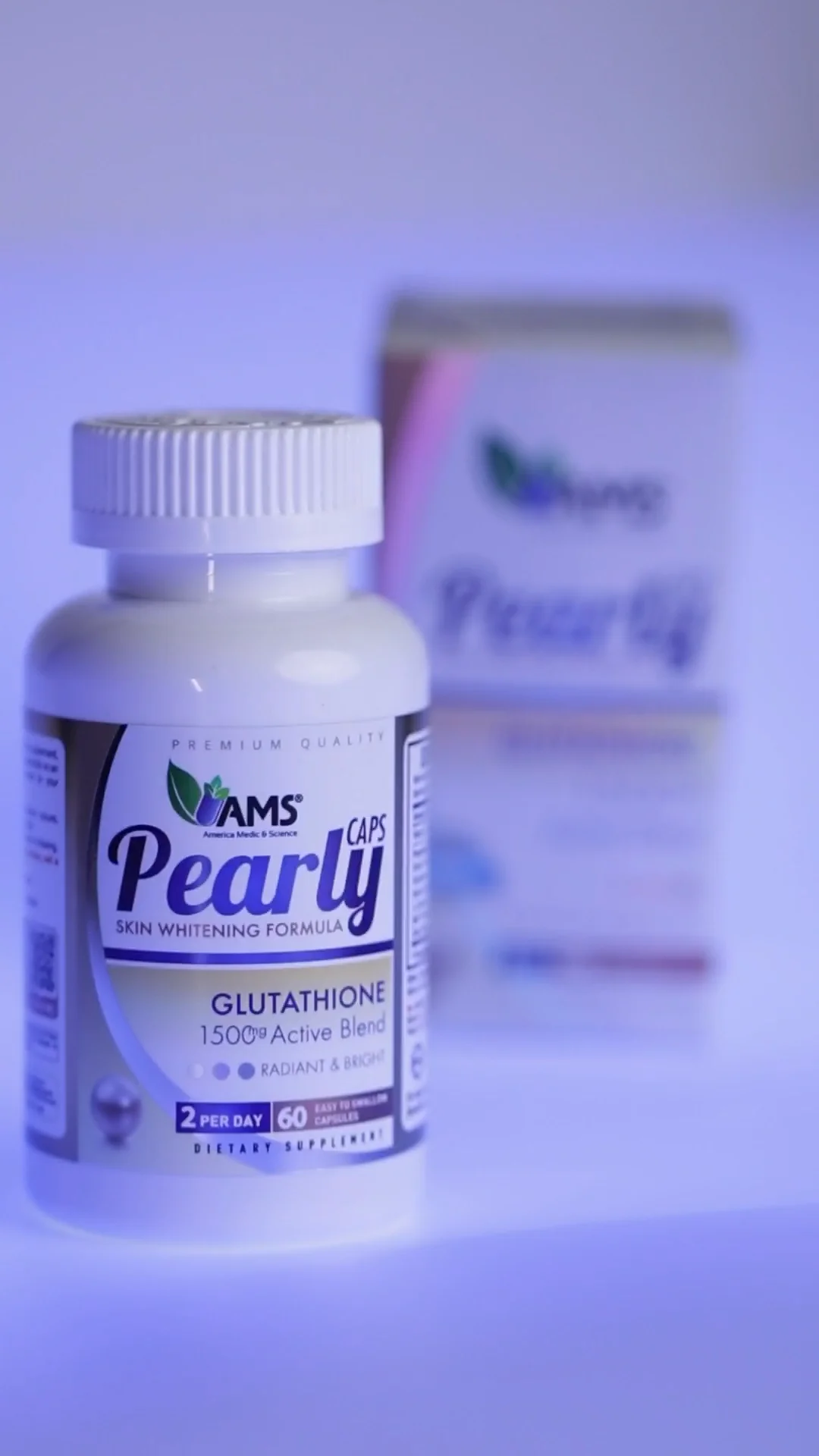 ams pearly glutathione Amazon.com: America Medic & Science Pearly Caps (60 Capsules) | 1500 mg  Glutathione Supplement for Men and Women | Anti-Aging and Skin Lightening  Pills