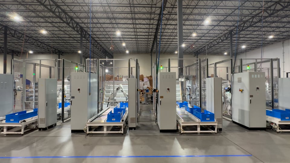 4 Putwalls working side-by-side at Capacity