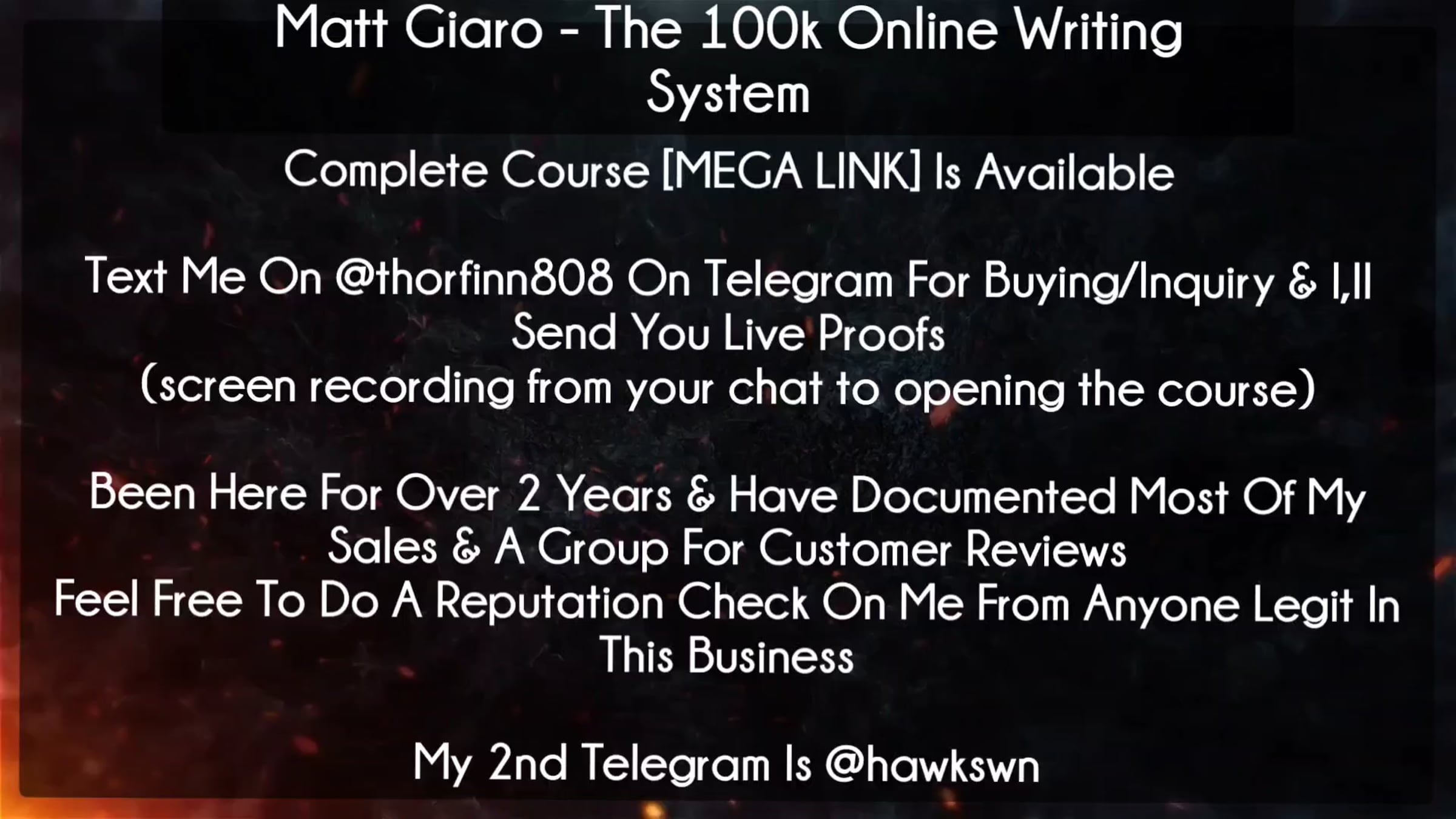 Matt Giaro course - The 100k Online Writing System download