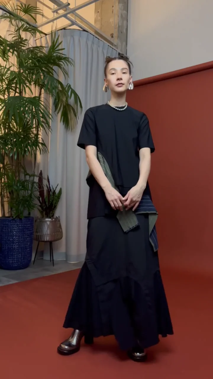 LAYER PARTS T-SH【セットアップ着用可能】 | Tシャツ | WOMEN'S LAYER PARTS T-SH【セットアップ着用可能】 | Tシャツ | WOMEN'S