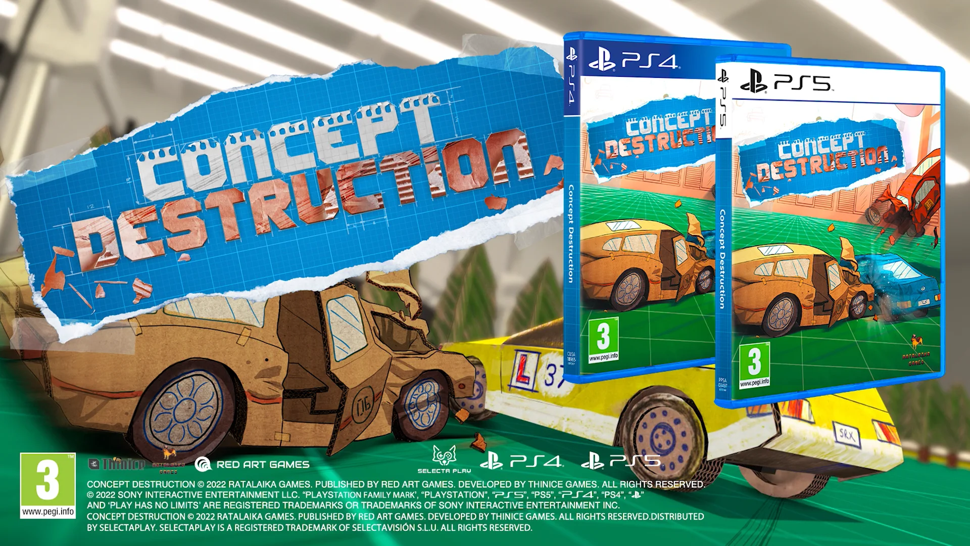 Concept Destruction Sur PS5 – Jeu De Course Et De Casse En Boîtier Européen (VOSTFR/DE/ES) Par Red Art Games