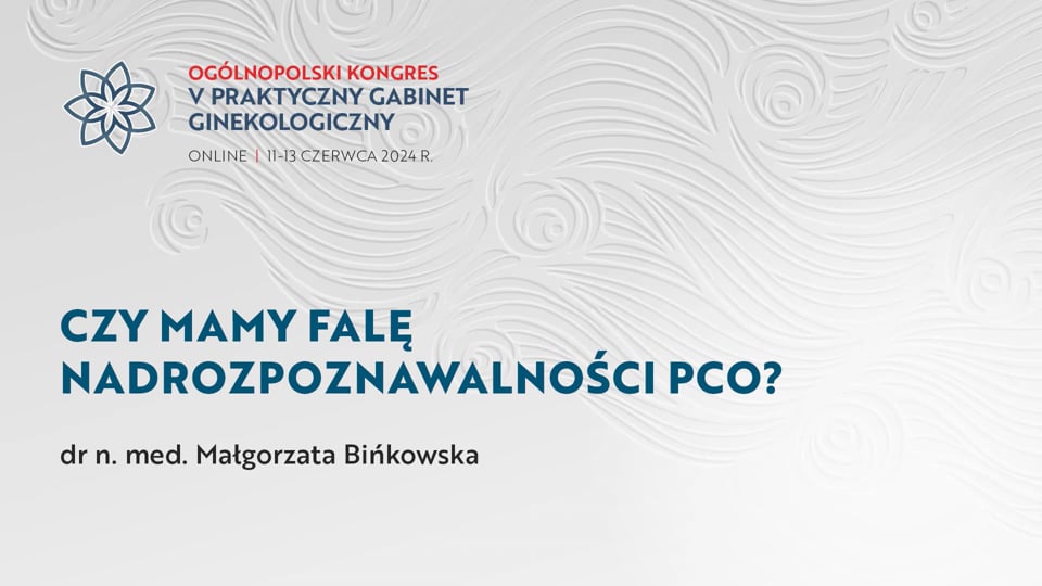Grafika dla Czy mamy falę nadrozpoznawalności PCO?