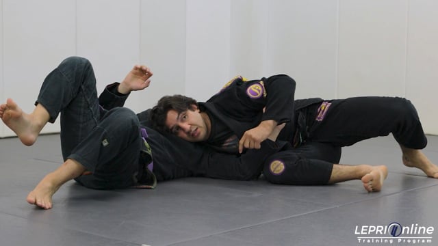 Lepri BJJ Online Training: Passing by Gripping Leg and Back to Side Control