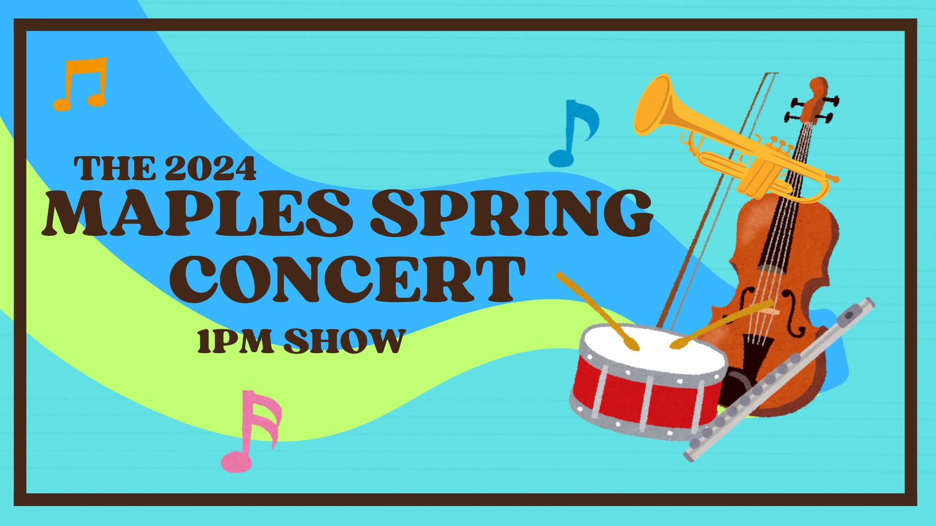 C7O-549 - The 2024 Maples Spring Band Concert! 1pm Show!