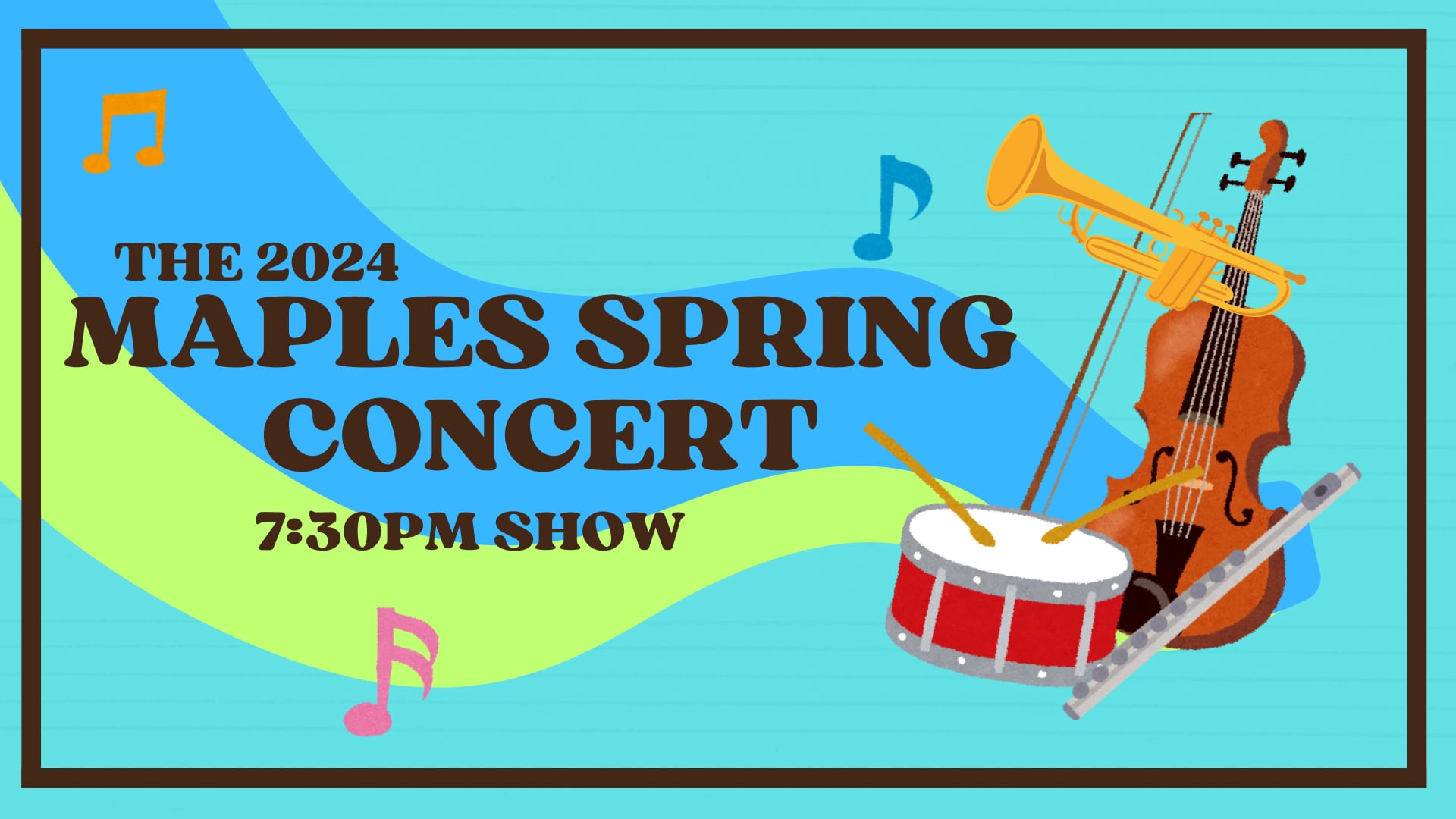 C7O-551 - The 2024 Maples Spring Band Concert! 7:30pm Show!