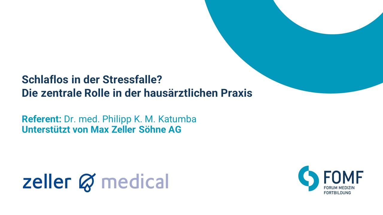Schlaflos in der Stressfalle? – Die zentrale Rolle in der hausärztlichen Praxis