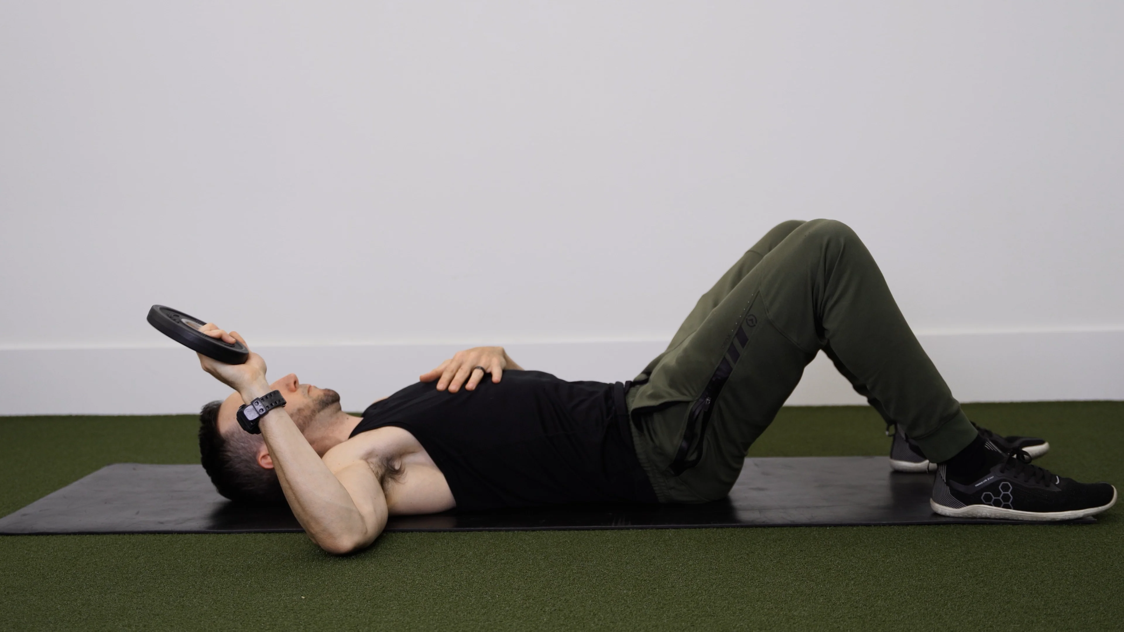 Weighted Supine Shoulder External Rotation (Demo)