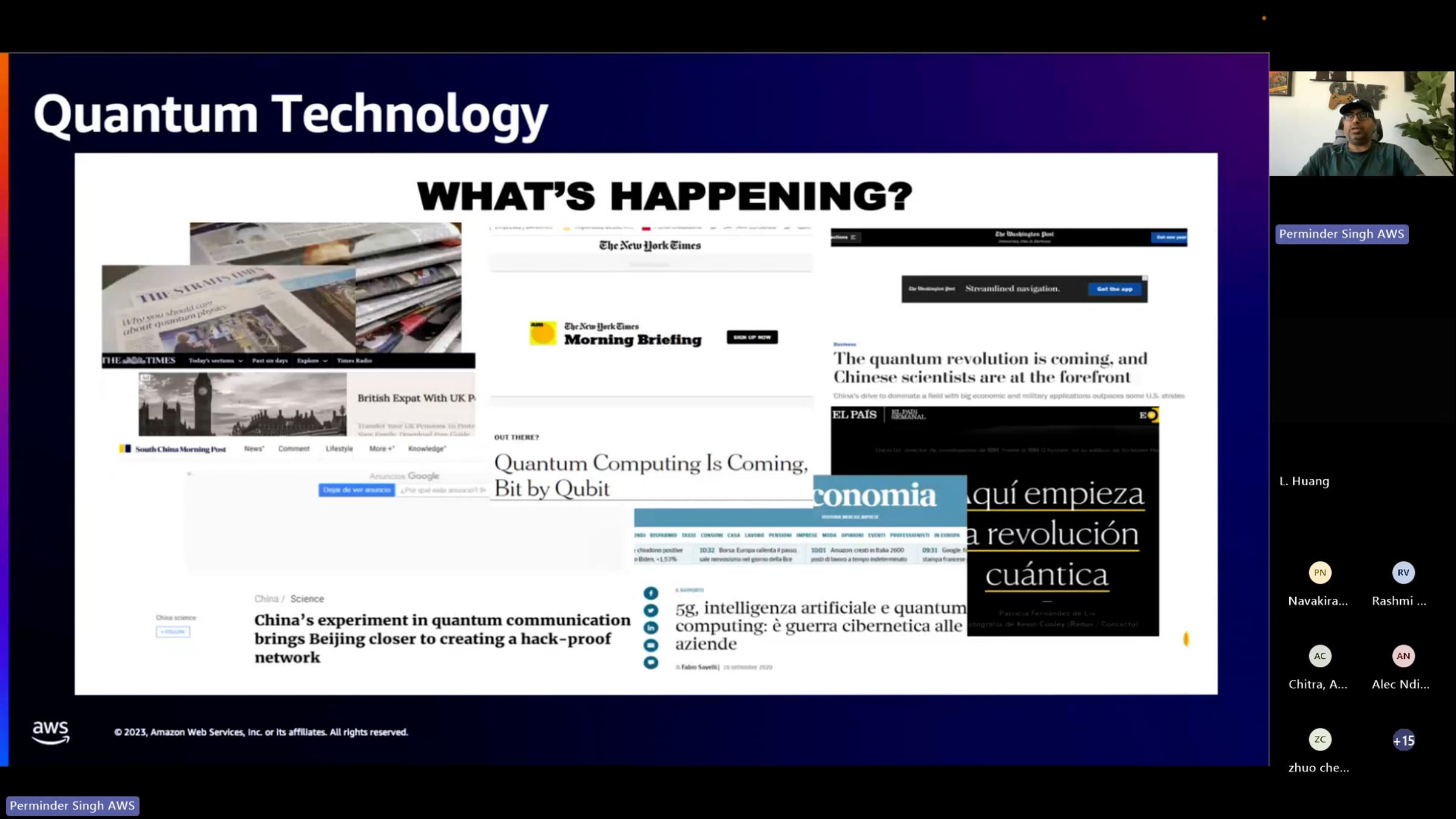 ONLINE presentation - Journey to Quantum Computing - Perminder Singh ...