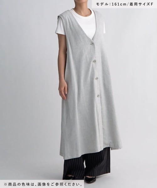 Sportmax ワンピース　ジレ　Sサイズ VIS／LI BRIGHT TWILL ジレワンピース