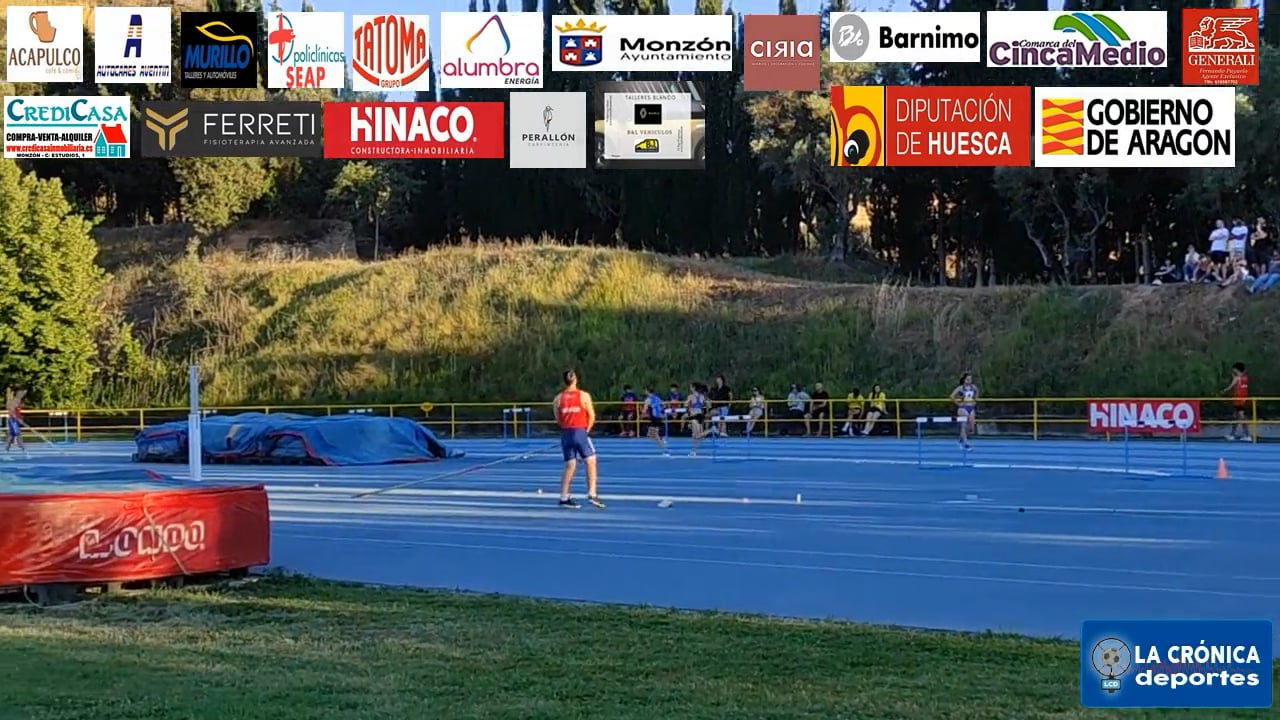 ATLETISMO     MONZÓN  ACOGIÓ EL  CAMPEONATO DE  ARAGÓN  ABSOLUTO   4 OROS PARA EL CA HINACO  MONZÓN