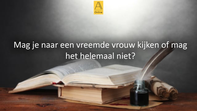 Mag je naar een vreemde vrouw kijken?