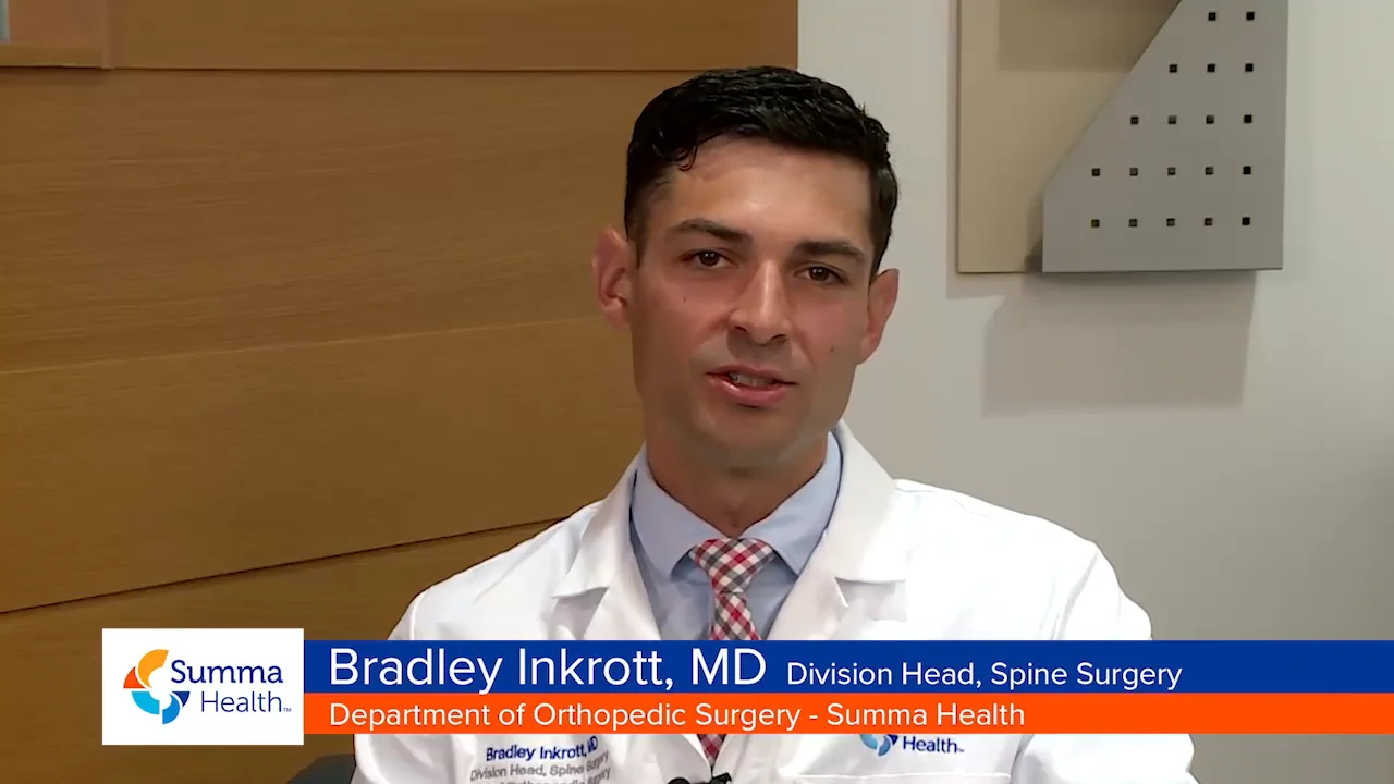 Summa Health Medical Minute with Dr. Bradley Inkrott on Vimeo