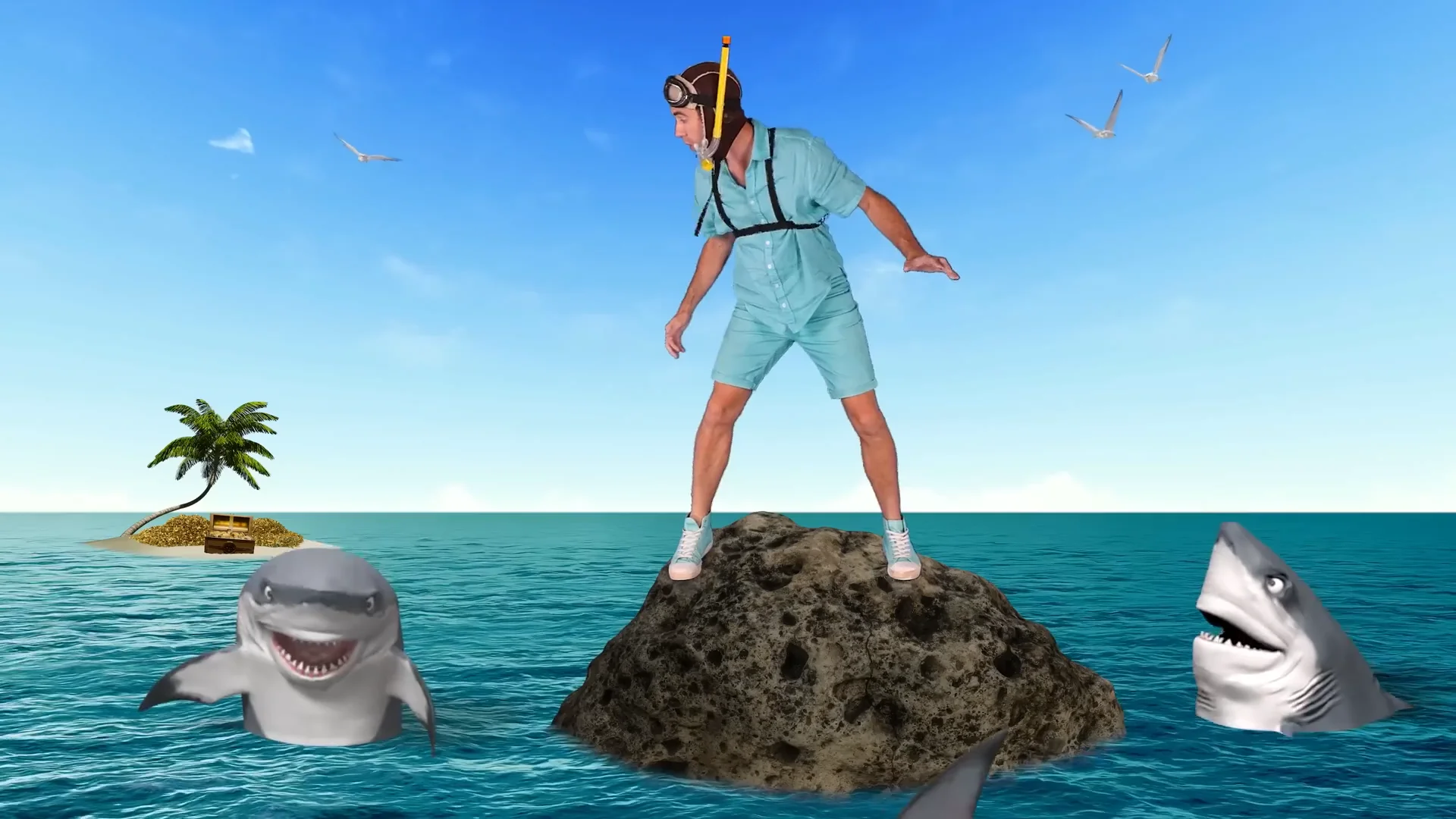 Sharks in The Water Danny Go! - Brain Break | Videos & Movies on Vimeo