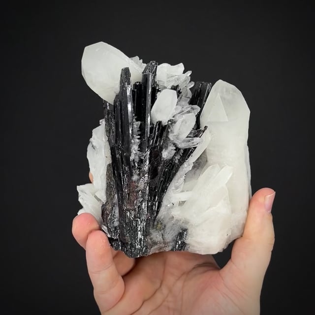 Hubnerite with Quartz (classic 1970s find)