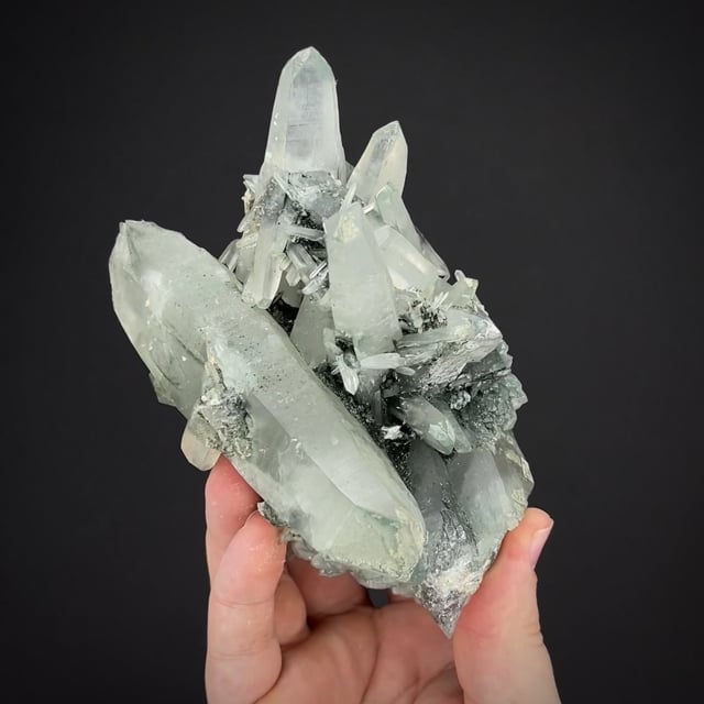 Quartz with Chlorite inclusions