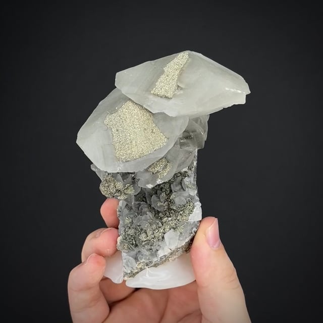 Calcite with Pyrite