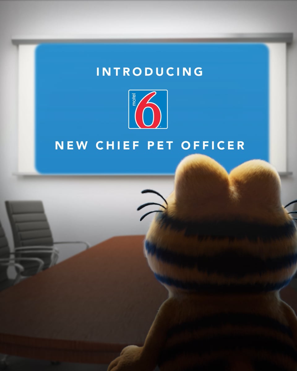 Motel 6 x Garfield: The New Chief Pet Officer