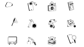 Internet and Cloud Security Icons, a Solid Icon by Prosymbols (Thumbnail 7 of 7)