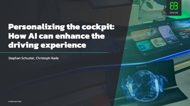 Personalizing the Android Automotive-based cockpit: how AI can enhance the driving experience