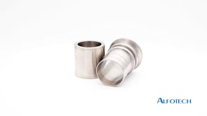 AFT Edelstahl Presskuppl. f. gewellt. PTFE Schlauch m. Geflecht & Silikon, ISO Clamp