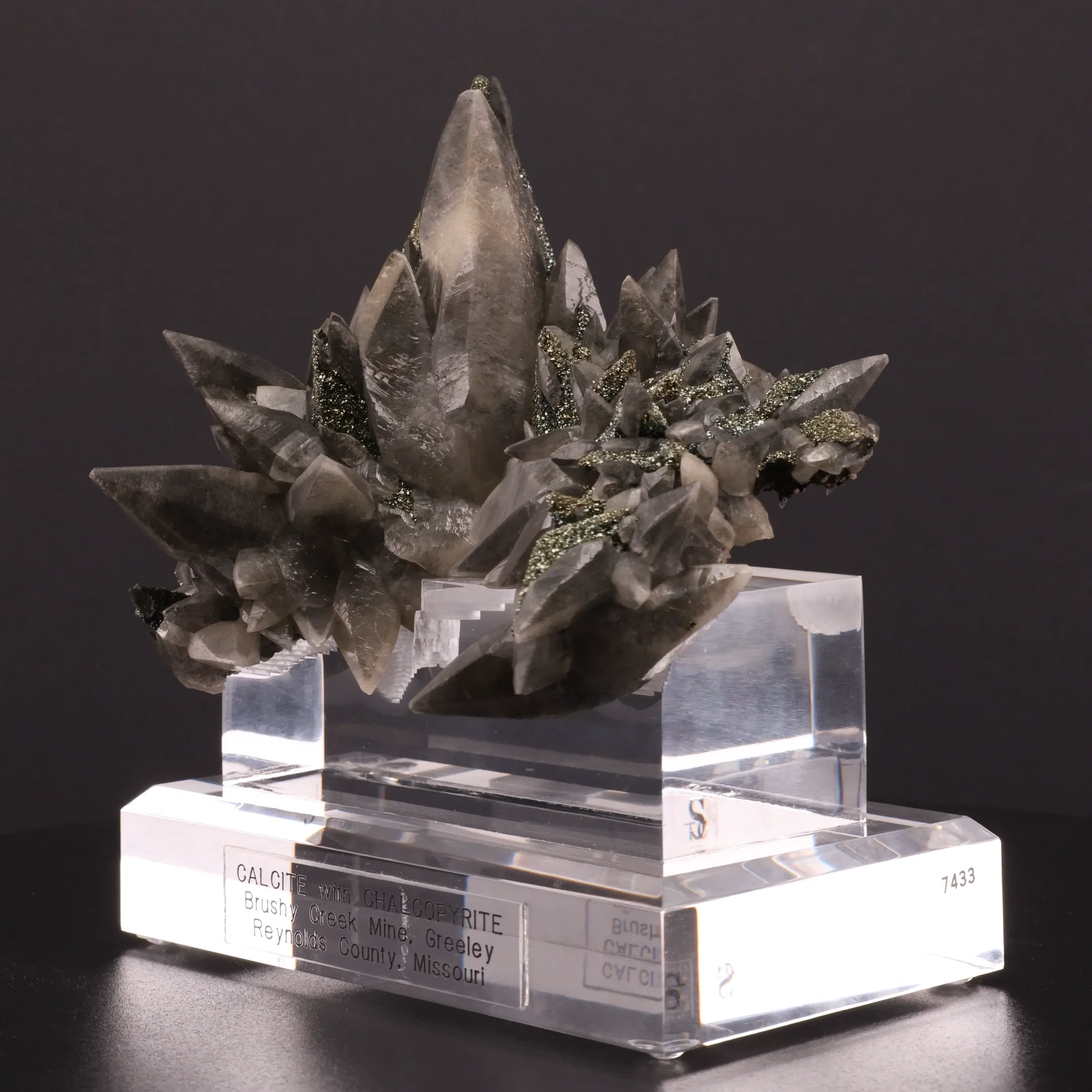 Calcite, Chalcopyrite - Collectors Edge