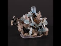 74946 - Aquamarine, Schorl, Quartz