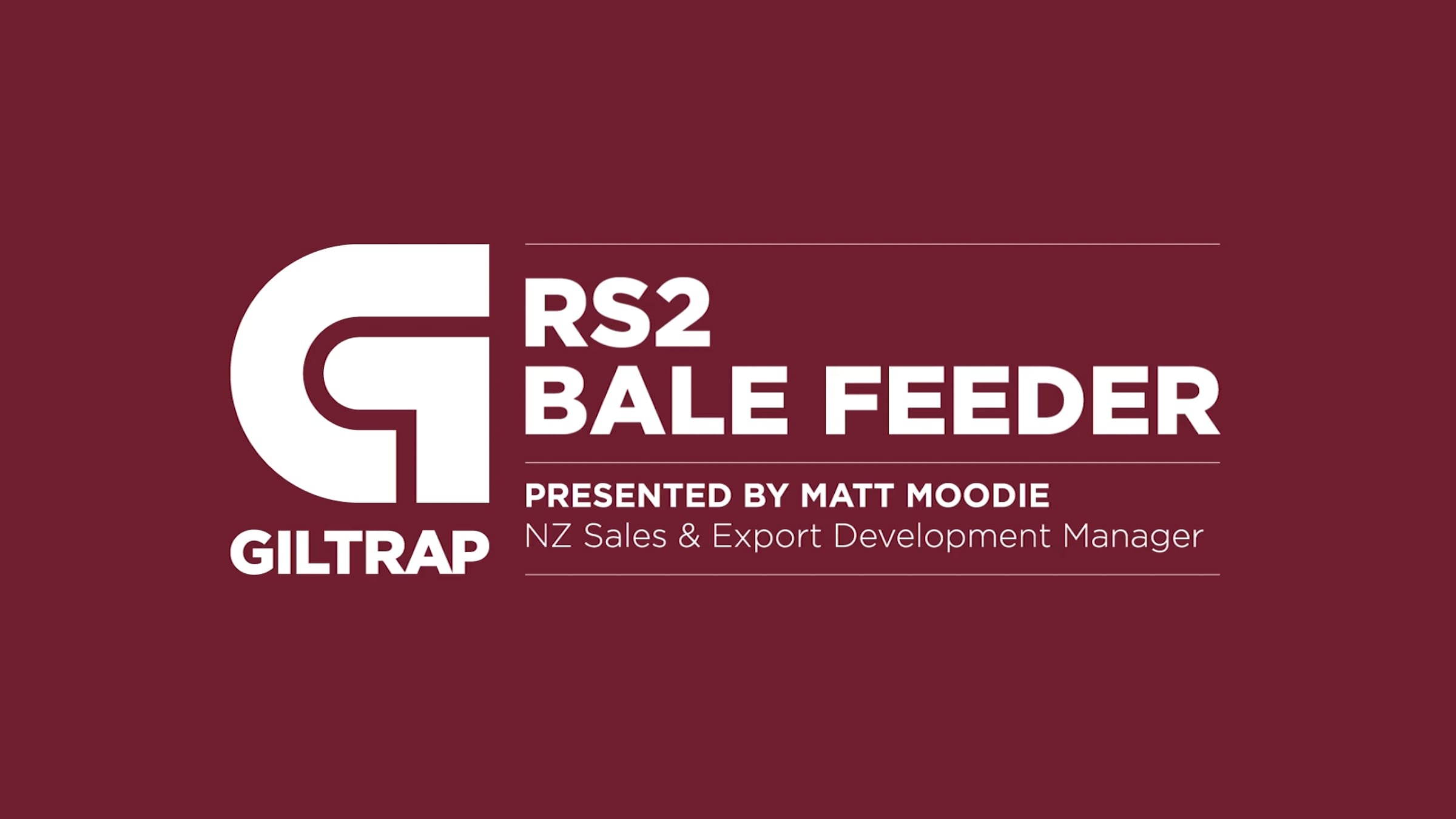 Giltrap RS2 Bale Feeder | Videos & Movies on Vimeo