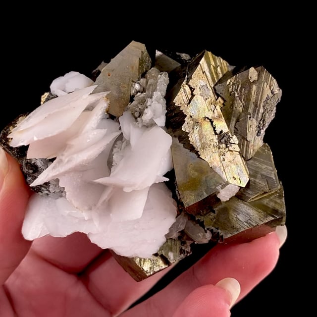 Calcite with Arsenopyrite