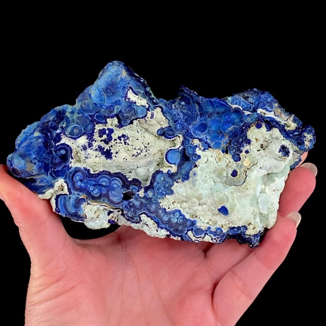 Azurite with Chalcoalumite (rare association) (classic material)