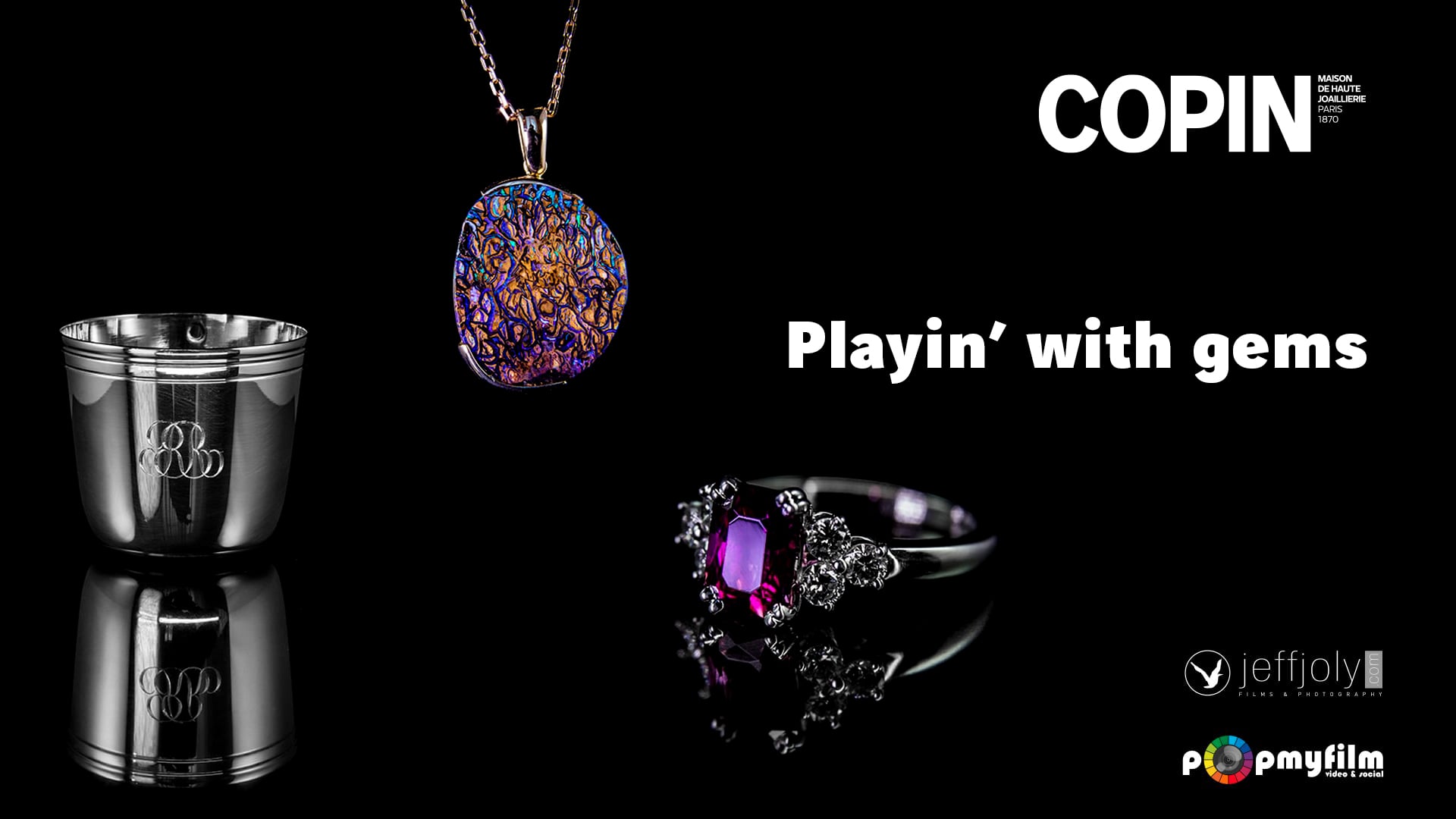 Playin' with gems and materials at Copin Jewellery - Paris
