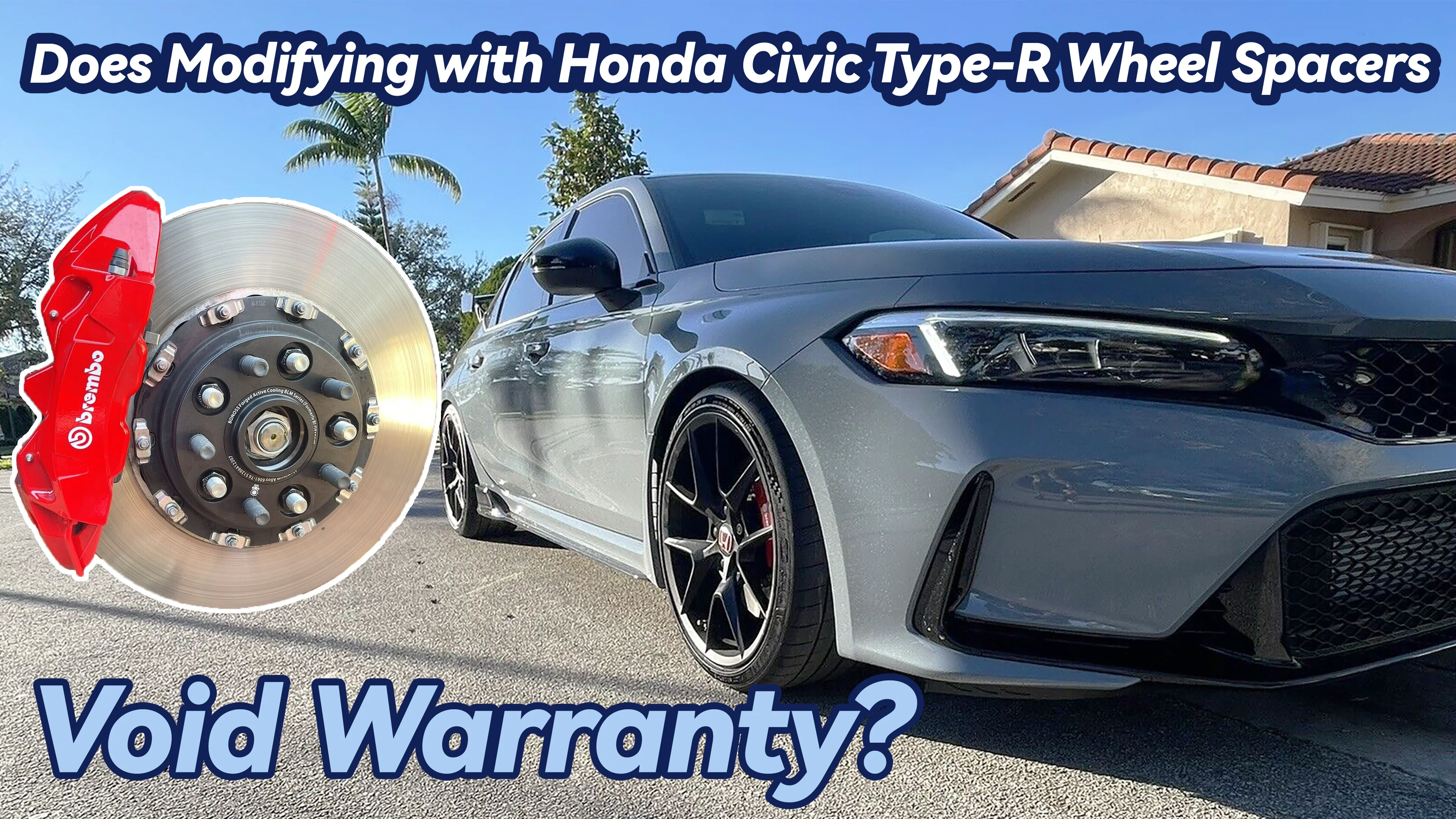 Does Modifying with Honda Civic TypeR Wheel Spacers Void Warranty