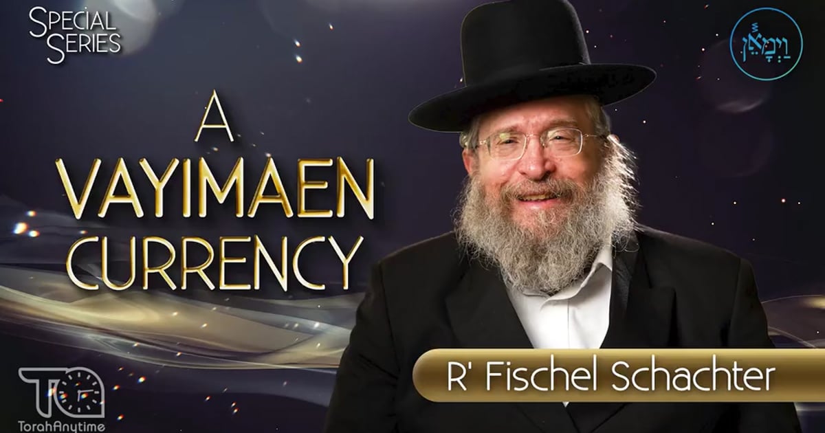 R' Fischel Schachter | Special Series - A Vayimaen Currency