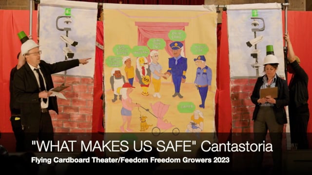 Flying Cardboard Theater "What Makes Us Safe"