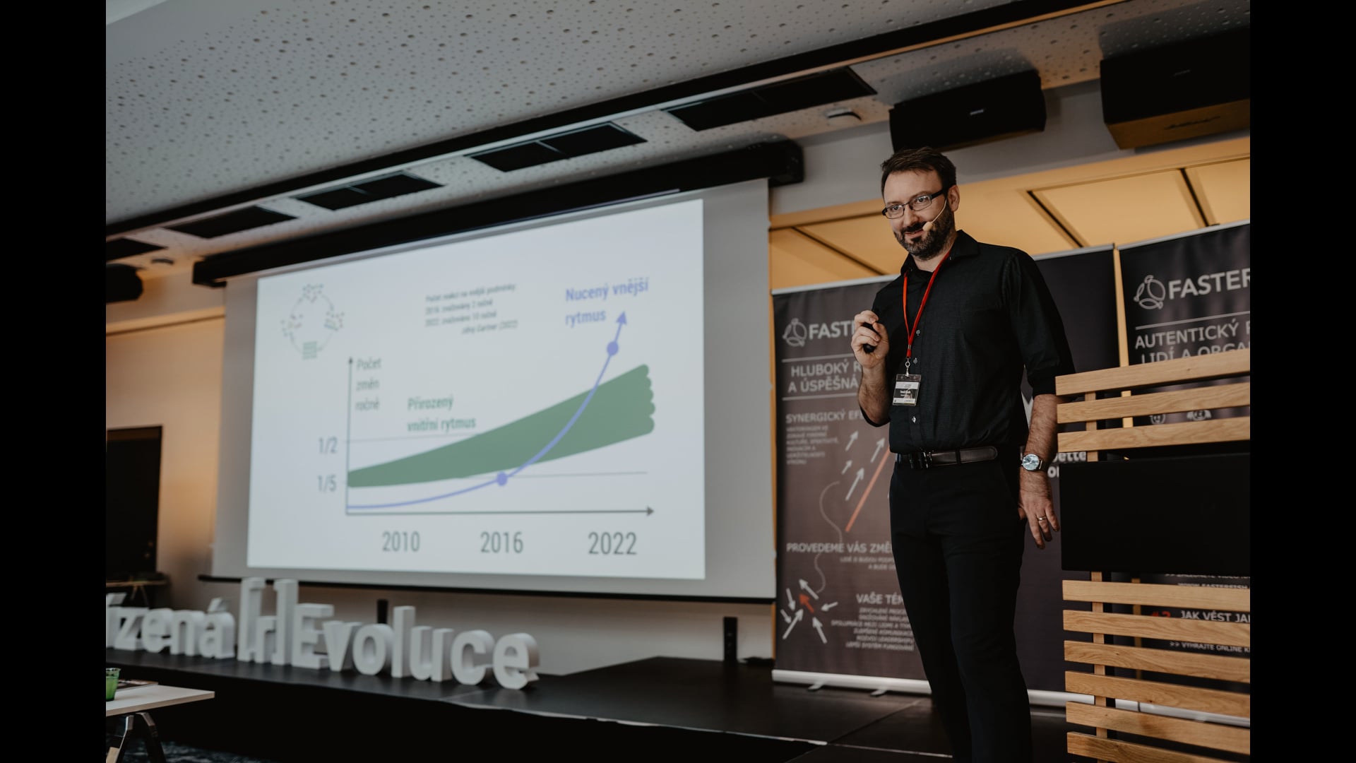 Řízená [r]Evoluce®: Jak rozvíjet firmu v chaotickém světě?  (Tomáš Kisela, FasterFish)