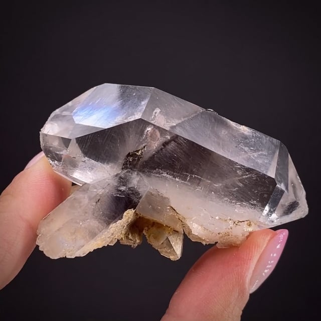 Brookite and Rutile included in Quartz - SM23-132 - Kharan