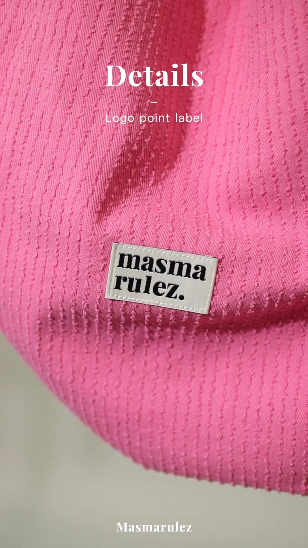 Gym sack string bag _Tear pink : Masmarulez [마스마룰즈]