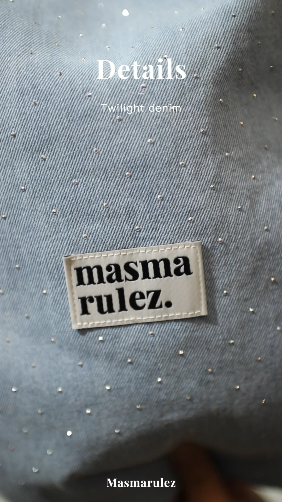 ◆masmarulez◆ Gym sack string bag Twilight denim 5011172164 Designer fashion, Seoul-fully created | W Concept