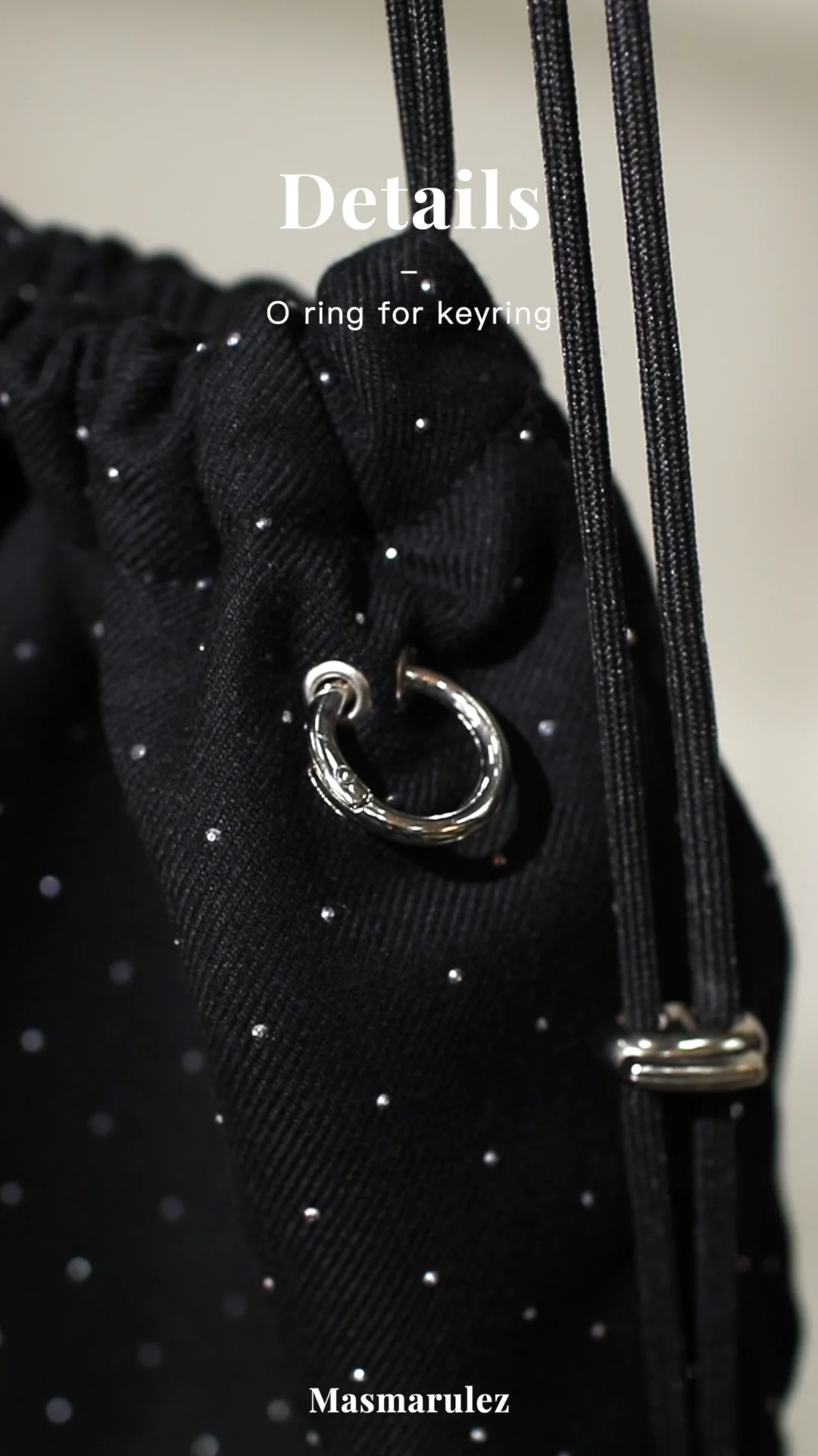 Gym sack string bag _Twilight black : Masmarulez [마스마룰즈]